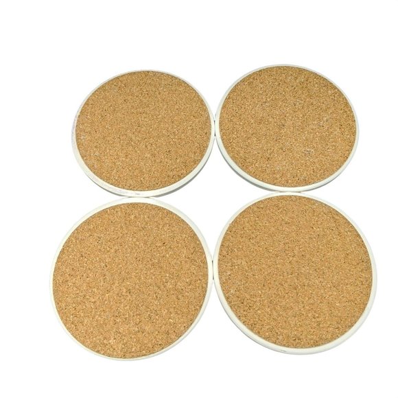 Coasters Tropical Beach Sailboats Ocean Set of 4 Absorbent Coasterstone  4.25" - Picture 3 of 10